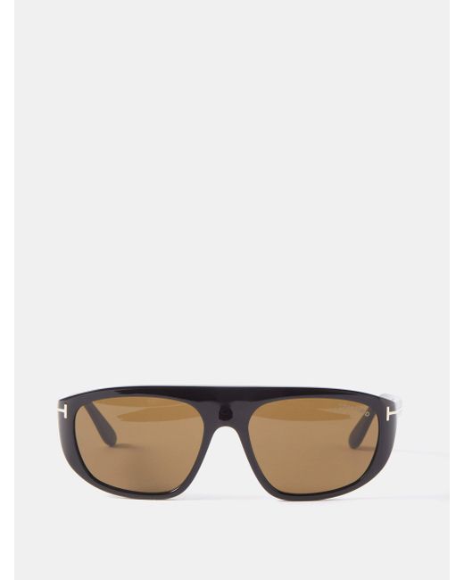 Tom Ford Edward 02 Dframe Acetate Sunglasses in Black for Men Lyst