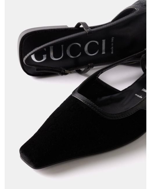 Gucci store white flats