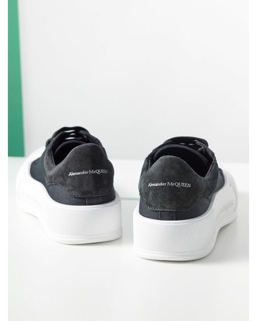 Suede alexander cheap mcqueen trainers