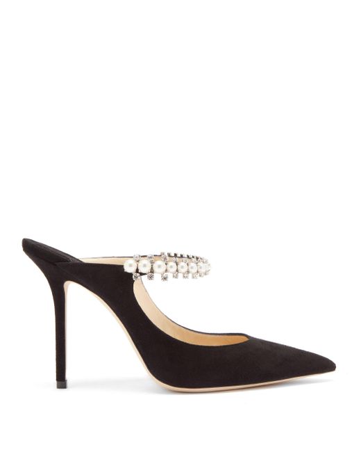 jimmy choo crystal mules