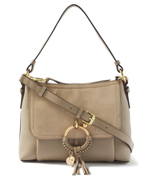 See By Chloé Joan Small Leather Shoulder Bag In Beige Natural Lyst