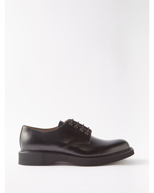Church's Haverhill Leather Derby Shoes in Black (White) for Men | Lyst UK