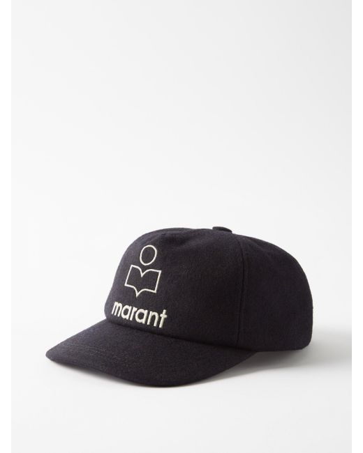Casquette en feutre à logo brodé Tyron Feutre Isabel Marant en coloris