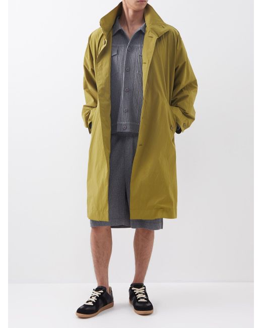 Homme Plissé Issey Miyake Flip Technical-shell Hooded Coat in 