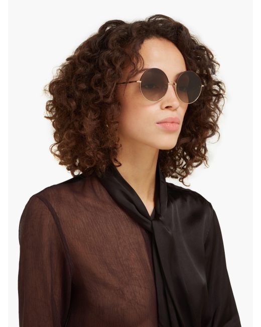 loewe round sunglasses