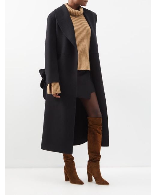 Gianvito Rossi Piper 45 Leather Over the knee Boots in Brown Lyst