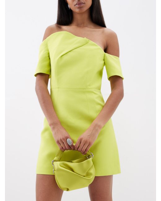 Roland mouret yellow clearance dress