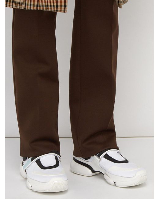 prada cloudbust sneakers white