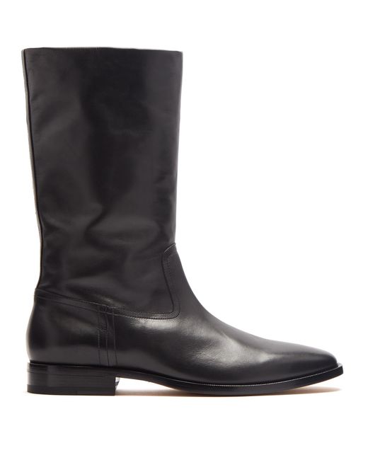 saint laurent matt 25 boots