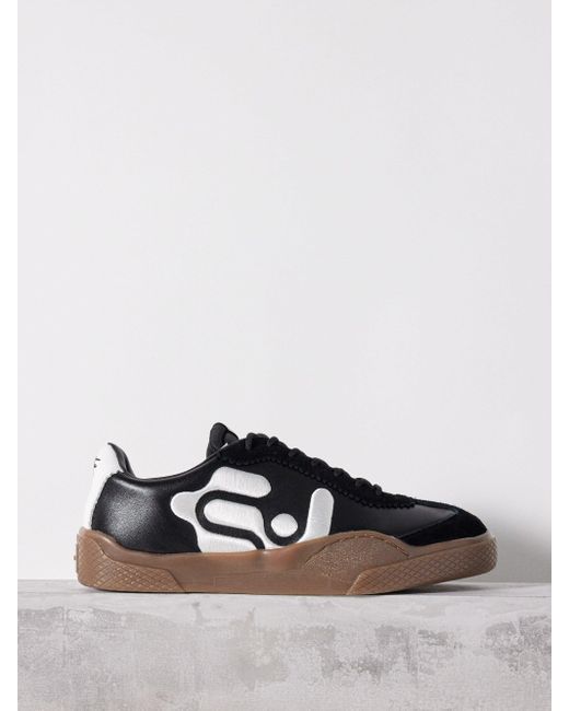 Eytys Santos Suede And Cotton Trainers in White for Men Lyst