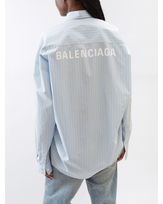 Balenciaga on sale poplin shirt