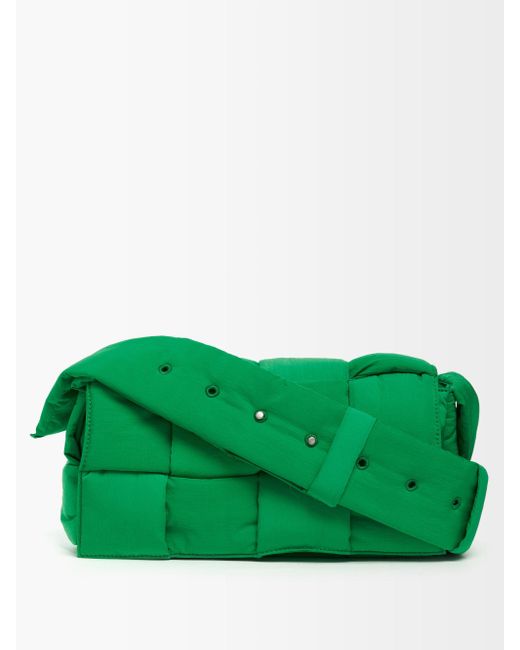 green cassette bag