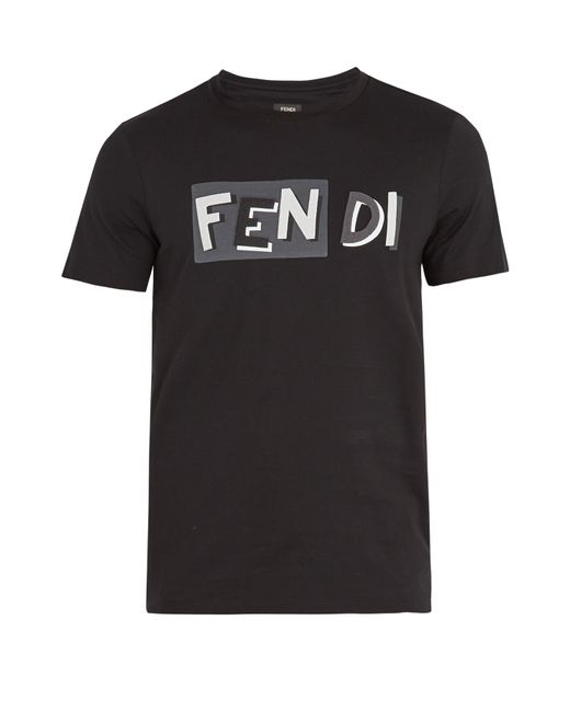 fendi black tee