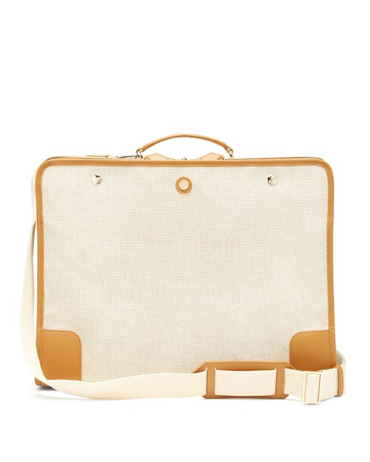 Paravel Stowaway Leather-trimmed Canvas 