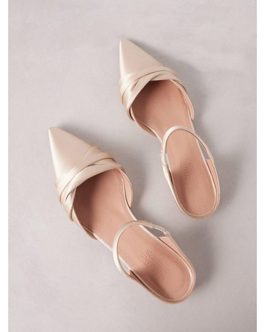 Backless cheap ballet flats