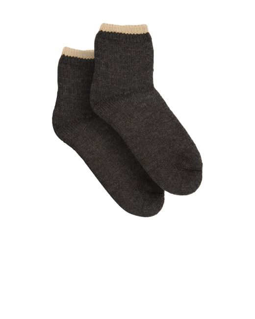 FALKE Pack Of Two Cosy Plush Ankle Socks in Dark Grey (Gray) | Lyst