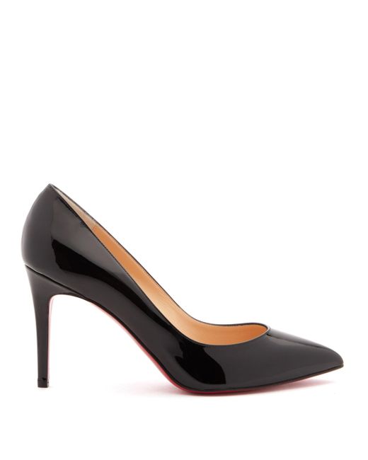 Christian Louboutin Leather Pigalle 100 Calf in Black - 97% - Lyst