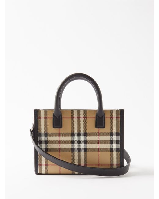 Men's Denny Check Tote Bag