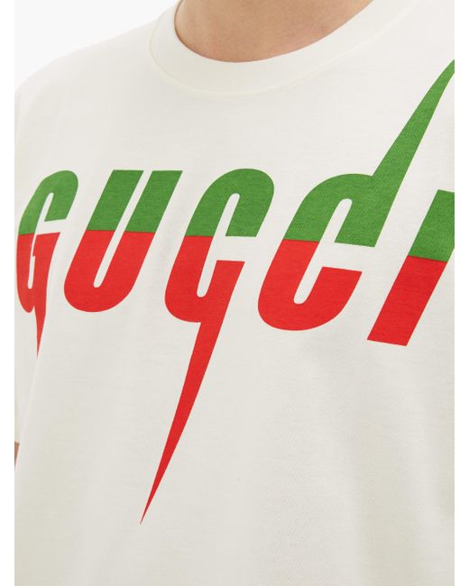 gucci lightning tee