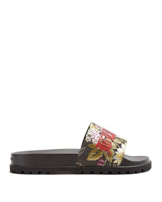 Gucci Pursuit Trek Blind For Love Slides for Men Lyst