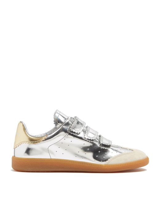 isabel marant silver trainers