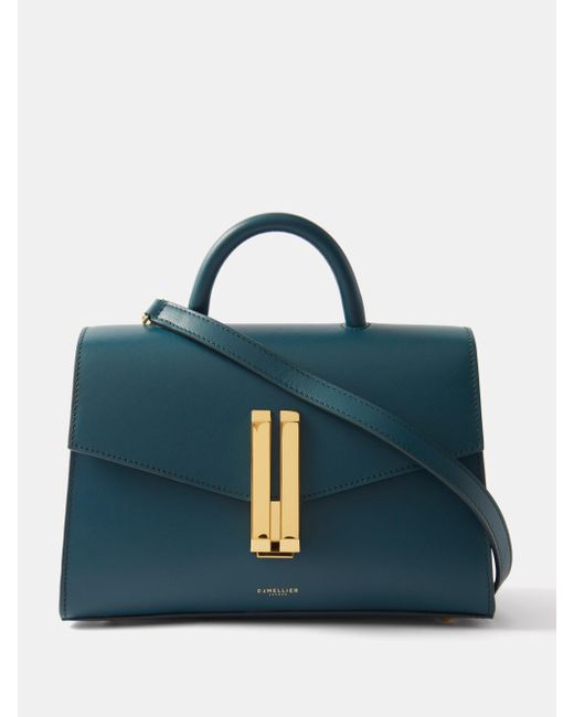 DeMellier Montreal Midi Leather Crossbody Bag in Blue Lyst