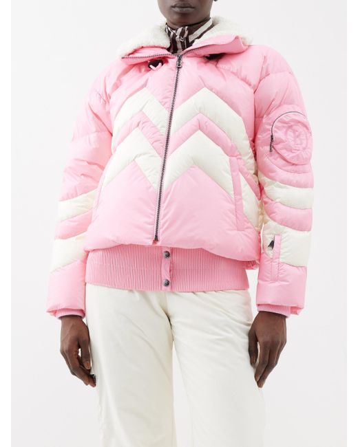 Bogner Valea Quilted Down Ski Jacket in Pink | Lyst Canada