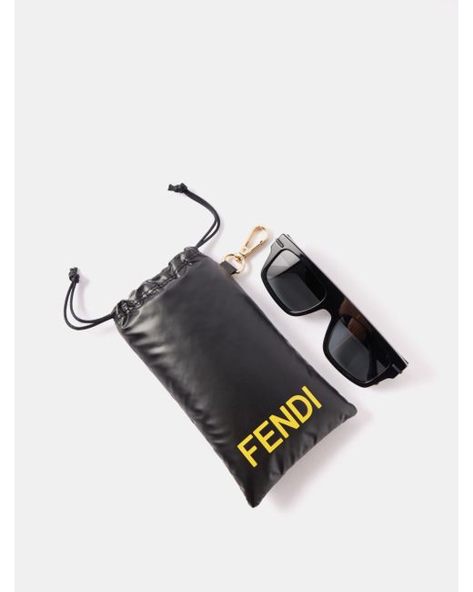 Fendi Men's Fendigraphy Square-Frame Sunglasses