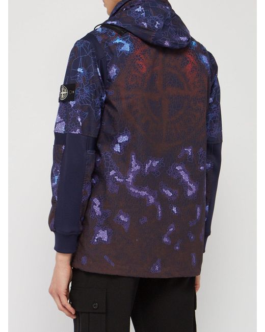Stone Island Heat Reactive Thermosensitive Jacket in Blue for Men