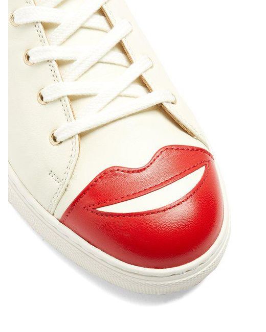 Charlotte Olympia Kiss Me Sneakers in Natural | Lyst UK