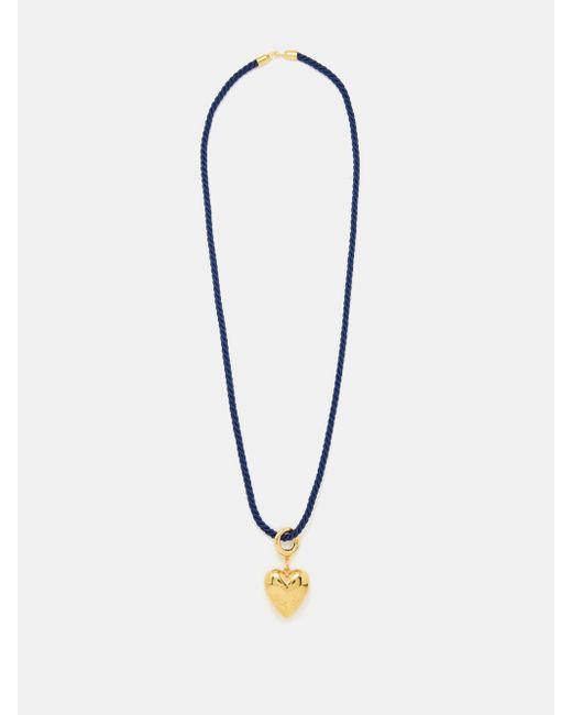Timeless Pearly Multicolor Heart 24kt Gold-plated Necklace