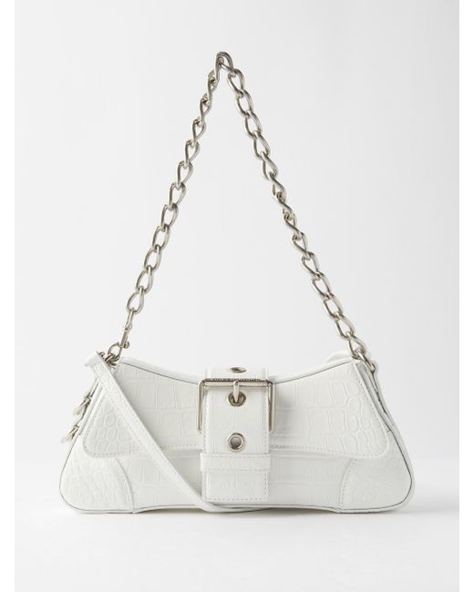 white balenciaga purse