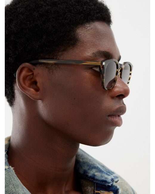 Saint laurent hotsell d frame sunglasses