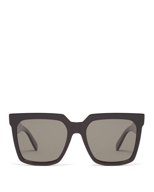 Celine Cl4055in Women's Square Sunglasses in Black Save 4 Lyst
