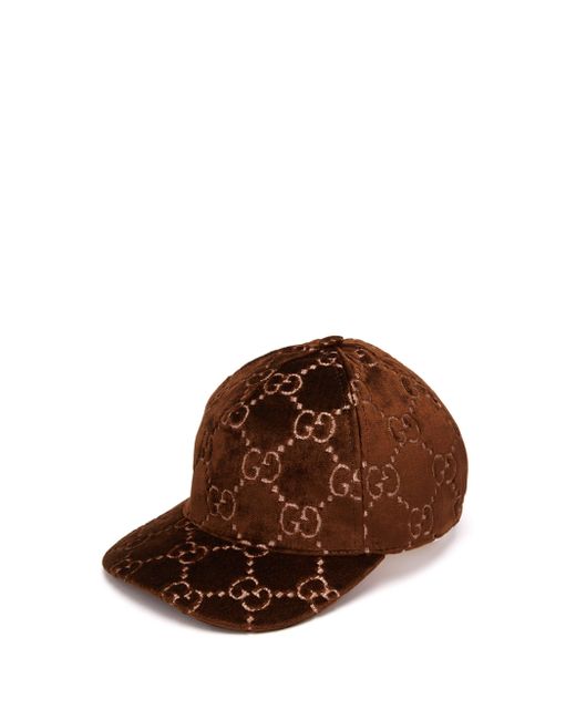 gucci velvet baseball hat