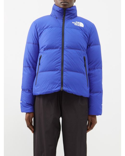 The North Face Nuptse Rmst Quilted Down Coat in Blue Lyst UK