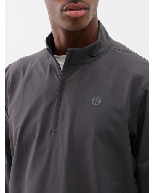 lululemon athletica Golf Halfzip Recycledfibre Blend Jacket in Gray for Men Lyst