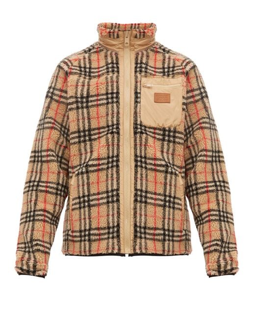 Burberry shop sherpa jacket