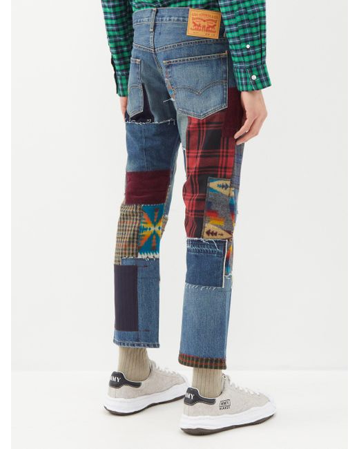 Junya Watanabe X Levi's X Pendleton Straight-leg Jeans in Blue for