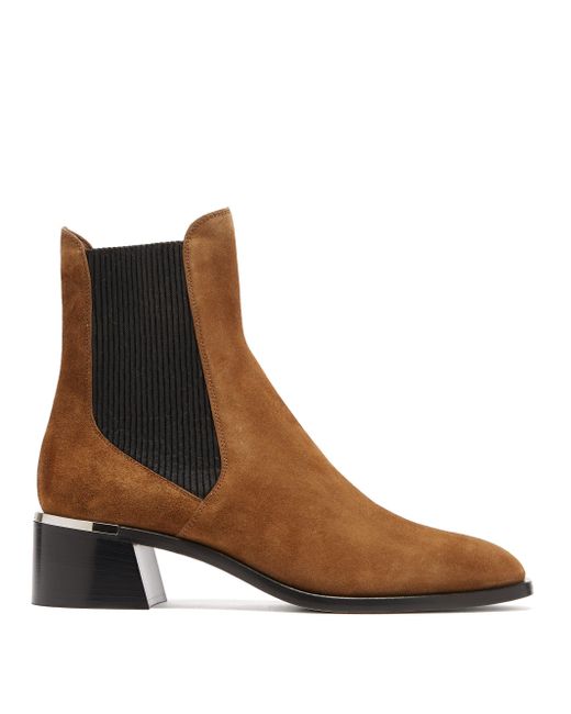 Jimmy Choo Rourke Suede Chelsea Boots in Brown Lyst Canada