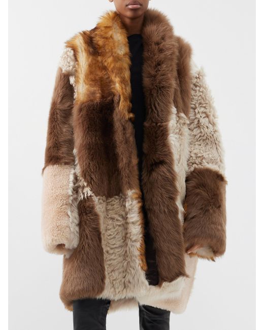 Raey store shearling coat