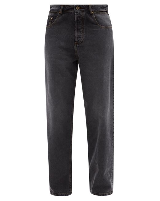 Y. Project Denim Peep Show Straight-leg Jeans in Black for Men | Lyst