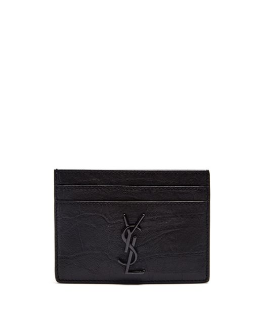 ysl card case men