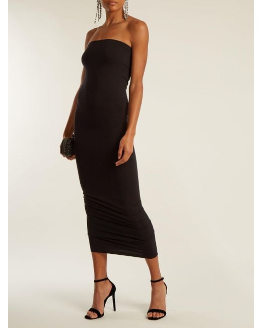 wolford strapless dress