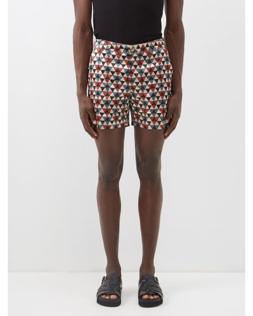 SMR Days Pines Block-print Twill Shorts for Men | Lyst
