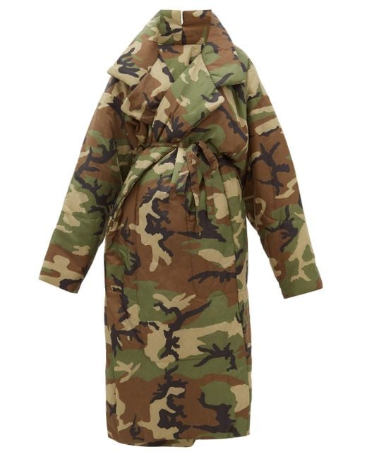 Norma kamali camo hotsell sleeping bag coat