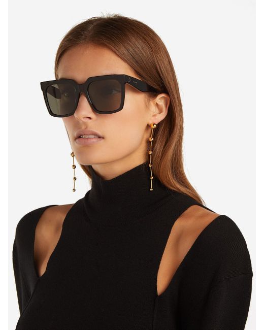 celine square aviator sunglasses