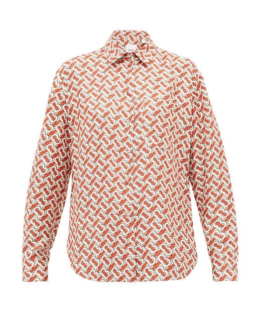 Burberry Monogram Print Shirt | Lyst