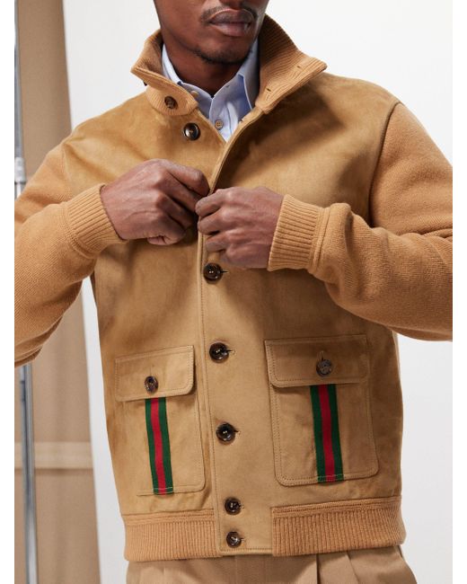 Gucci hotsell suede coat