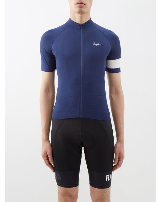 Rapha Pro Core Zipped Cycling Jersey in Blue for Men Lyst UK